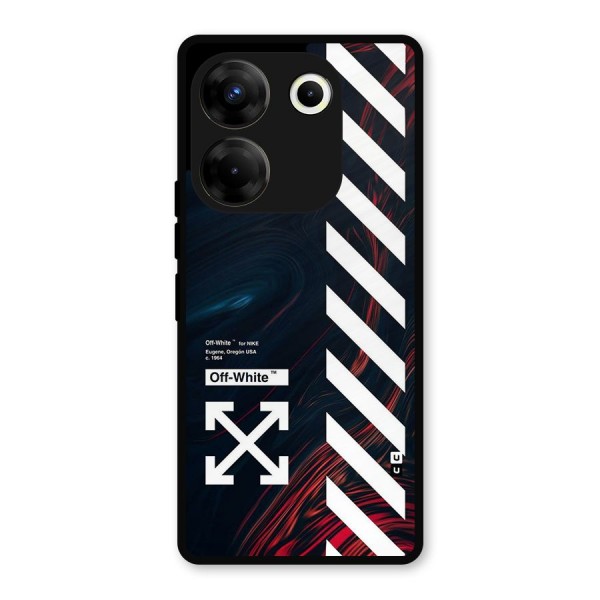 Awesome Stripes Metal Back Case for Tecno Camon 20