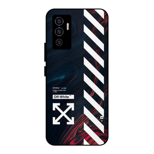 Awesome Stripes Metal Back Case for Vivo V23e