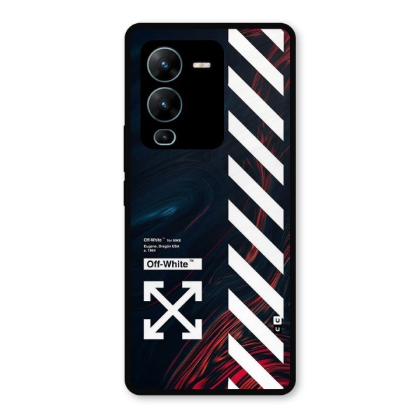 Awesome Stripes Metal Back Case for Vivo V25 Pro