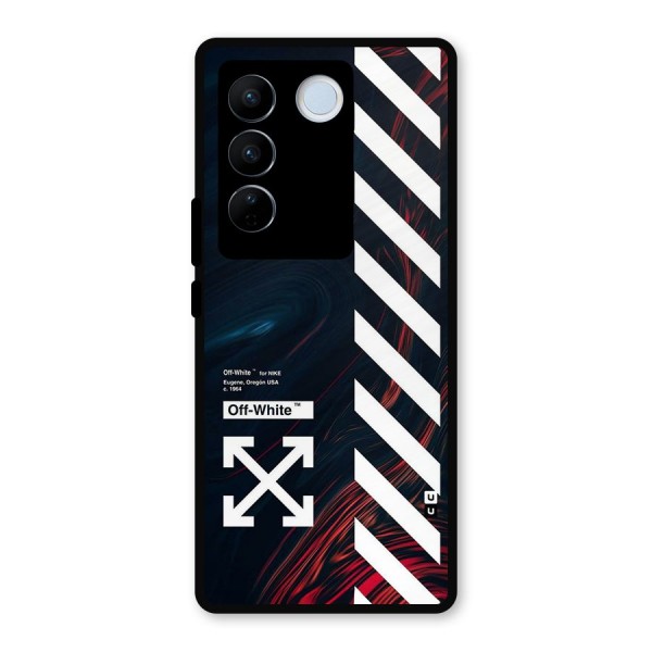 Awesome Stripes Metal Back Case for Vivo V27 Pro