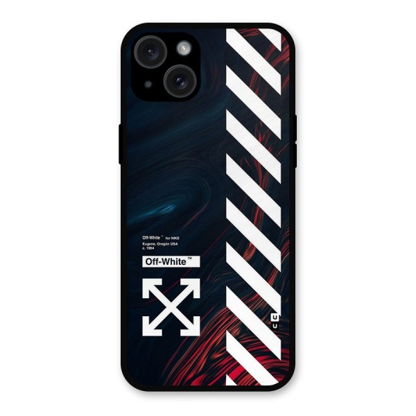 Awesome Stripes Metal Back Case for iPhone 15 Plus