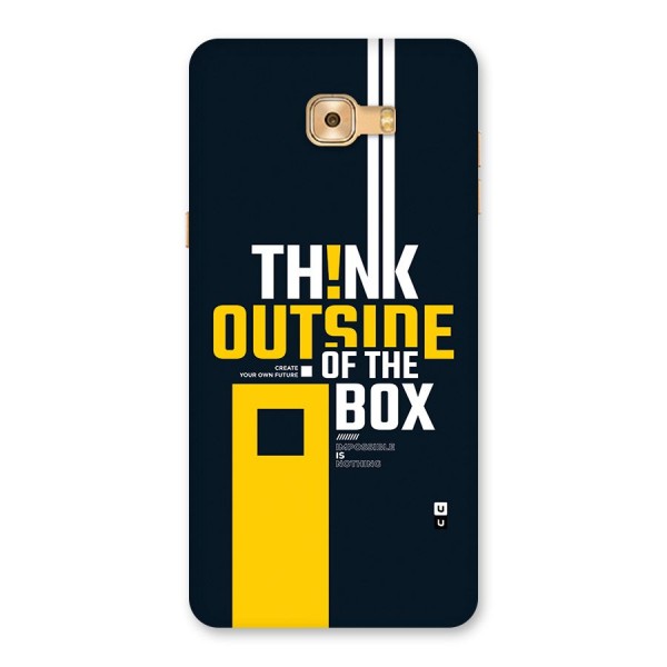 Awesome Think Out Side Back Case for Galaxy C9 Pro