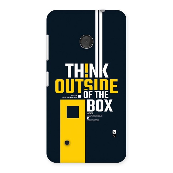 Awesome Think Out Side Back Case for Lumia 530