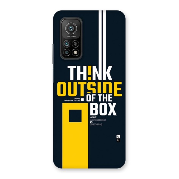 Awesome Think Out Side Back Case for Mi 10T 5G