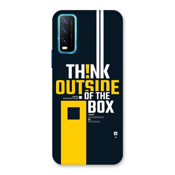 Awesome Think Out Side Back Case for Vivo Y12s