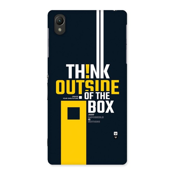 Awesome Think Out Side Back Case for Xperia Z2