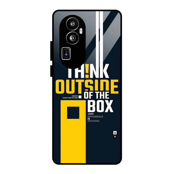 Awesome Think Out Side Glass Back Case for Oppo Reno10 Pro Plus