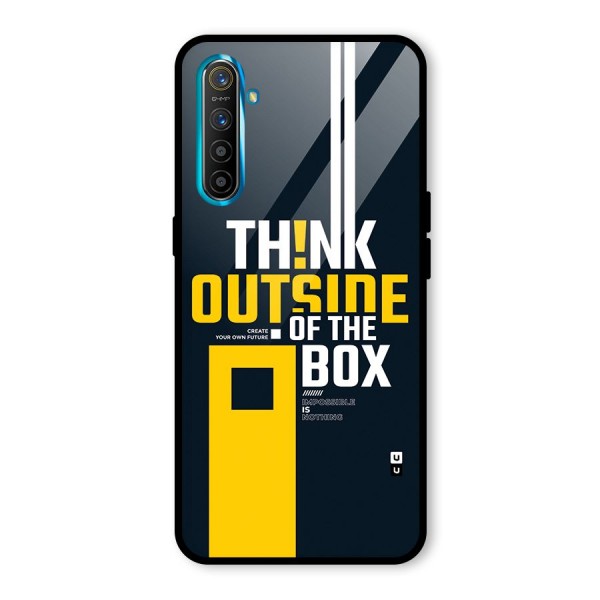 Awesome Think Out Side Glass Back Case for Realme X2