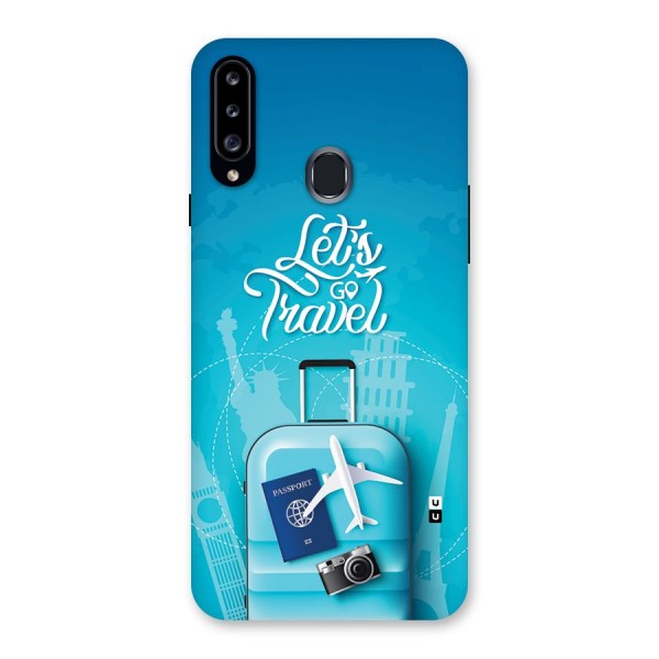 Awesome Travel Bag Back Case for Galaxy A20s