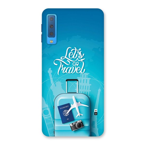 Awesome Travel Bag Back Case for Galaxy A7 (2018)