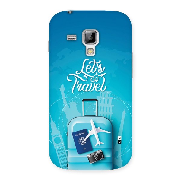 Awesome Travel Bag Back Case for Galaxy S Duos