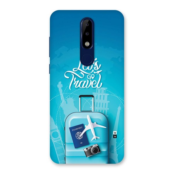 Awesome Travel Bag Back Case for Nokia 5.1 Plus