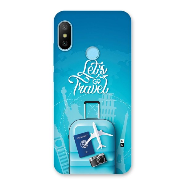 Awesome Travel Bag Back Case for Redmi 6 Pro