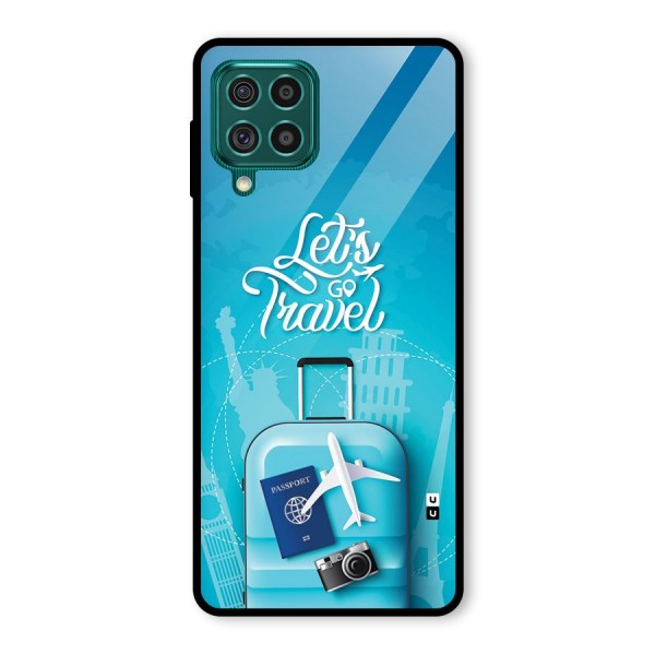 Awesome Travel Bag Glass Back Case for Galaxy F62