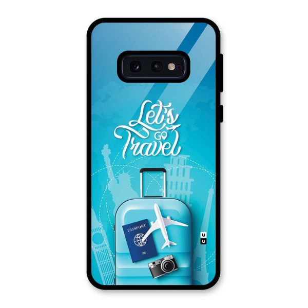 Awesome Travel Bag Glass Back Case for Galaxy S10e