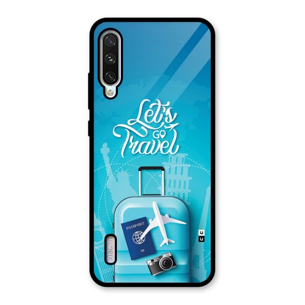 Awesome Travel Bag Glass Back Case for Mi A3