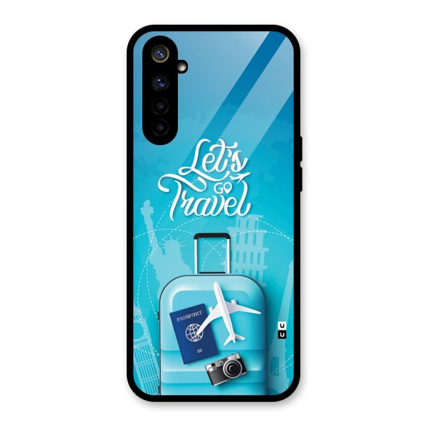 Awesome Travel Bag Glass Back Case for Realme 6