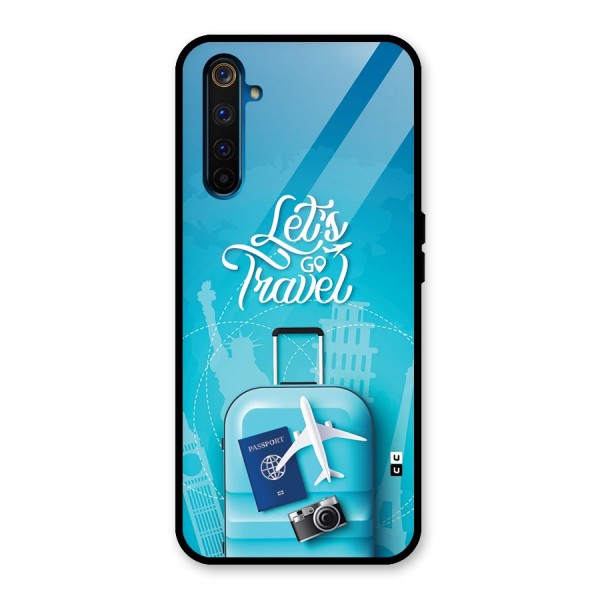 Awesome Travel Bag Glass Back Case for Realme 6 Pro