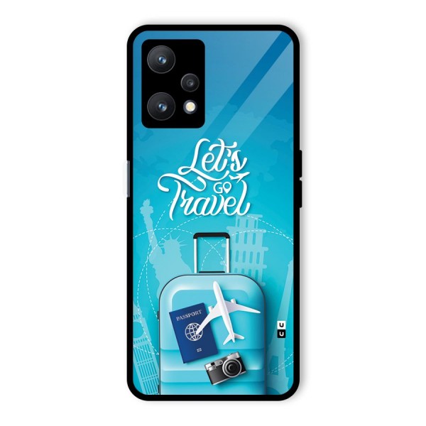 Awesome Travel Bag Glass Back Case for Realme 9 Pro 5G