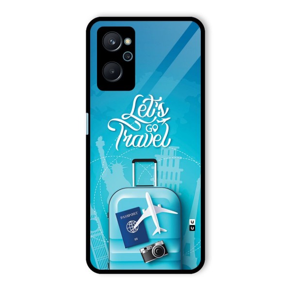 Awesome Travel Bag Glass Back Case for Realme 9i