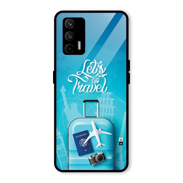 Awesome Travel Bag Glass Back Case for Realme GT 5G