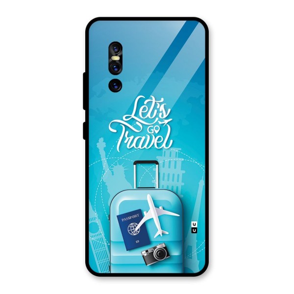 Awesome Travel Bag Glass Back Case for Vivo V15 Pro