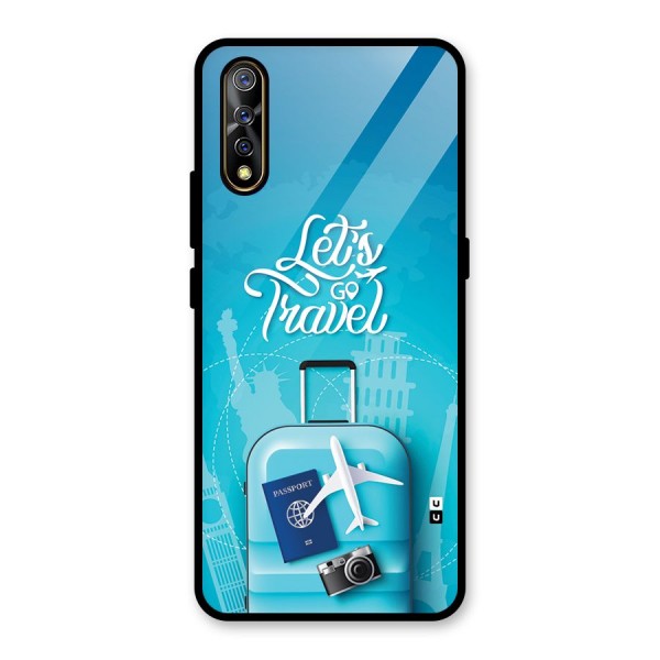 Awesome Travel Bag Glass Back Case for Vivo Z1x