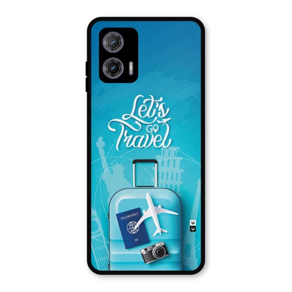 Awesome Travel Bag Metal Back Case for Moto G73