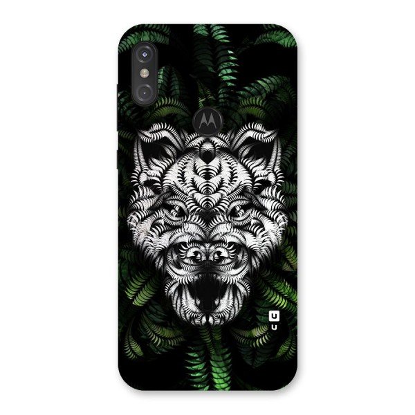 Aztec Art Tiger Back Case for Motorola One Power