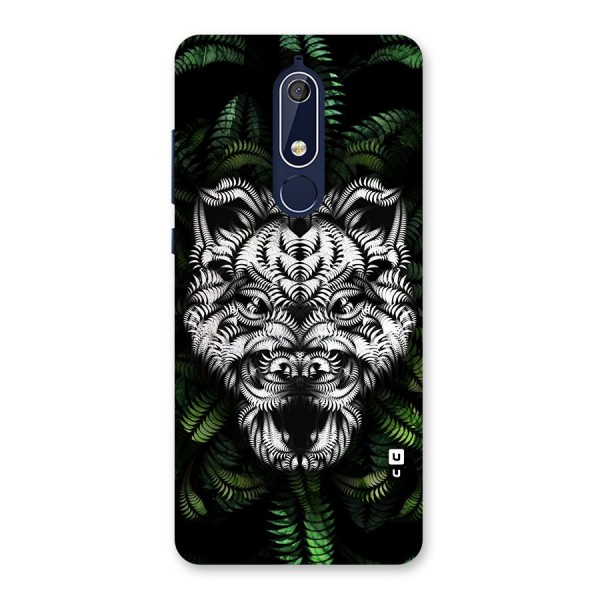 Aztec Art Tiger Back Case for Nokia 5.1