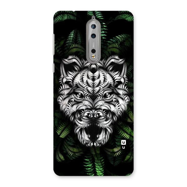 Aztec Art Tiger Back Case for Nokia 8