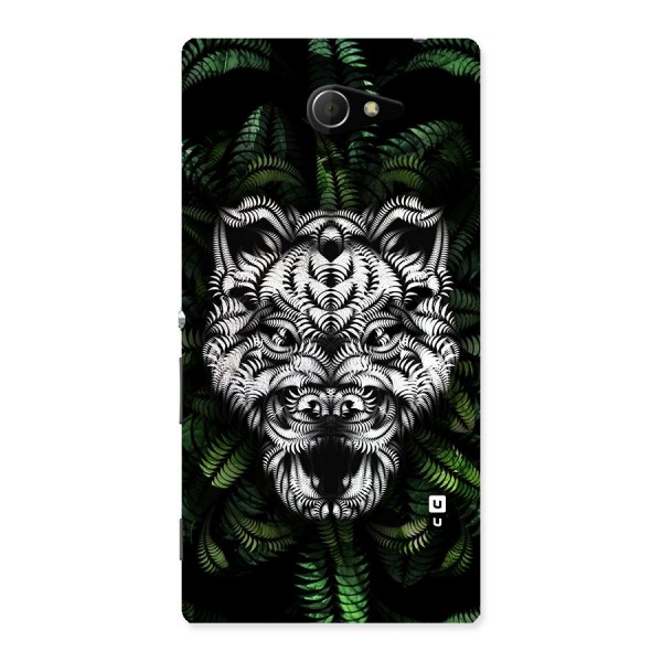 Aztec Art Tiger Back Case for Xperia M2