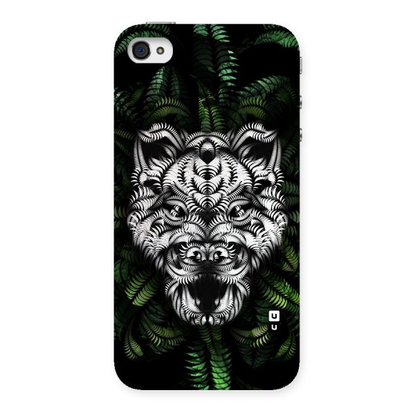 Aztec Art Tiger Back Case for iPhone 4 4s