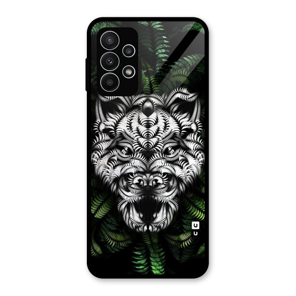 Aztec Art Tiger Glass Back Case for Galaxy A23