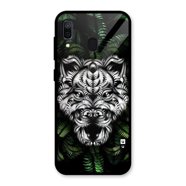 Aztec Art Tiger Glass Back Case for Galaxy A30