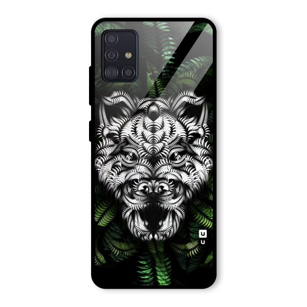 Aztec Art Tiger Glass Back Case for Galaxy A51