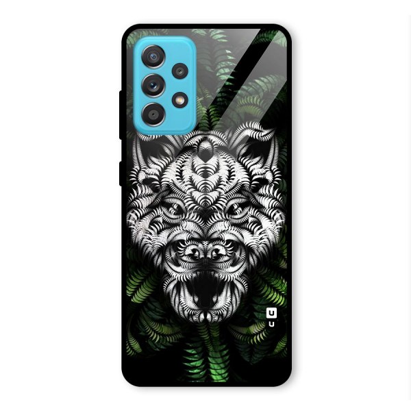 Aztec Art Tiger Glass Back Case for Galaxy A52s 5G