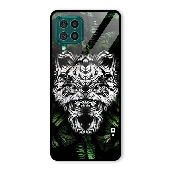 Aztec Art Tiger Glass Back Case for Galaxy F62