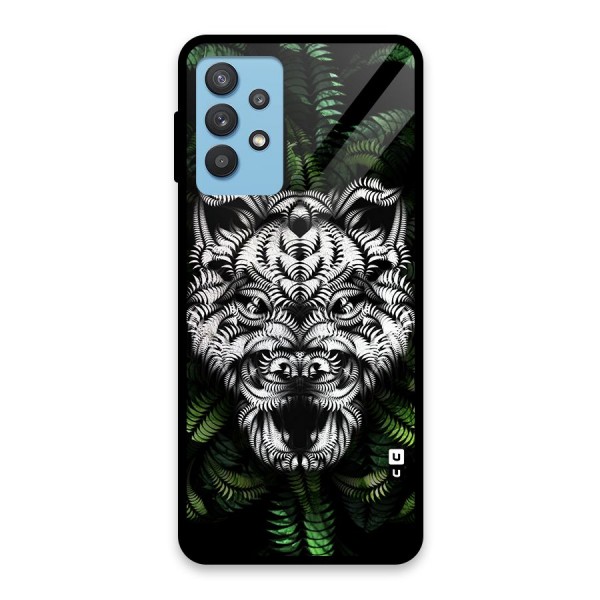 Aztec Art Tiger Glass Back Case for Galaxy M32 5G