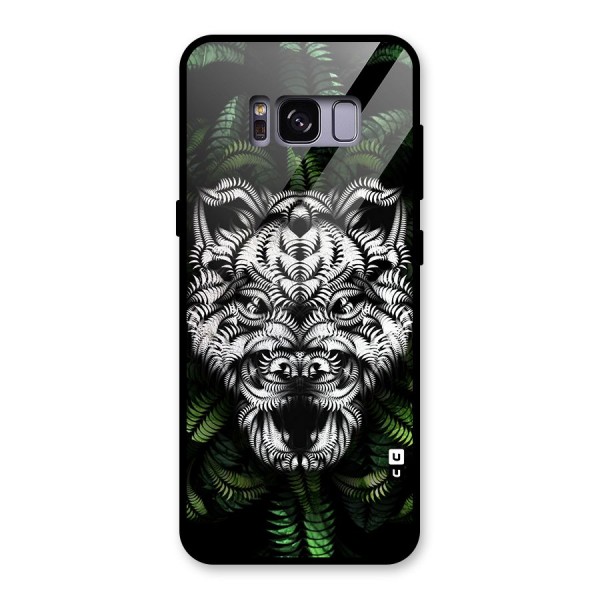 Aztec Art Tiger Glass Back Case for Galaxy S8