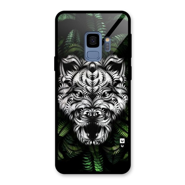 Aztec Art Tiger Glass Back Case for Galaxy S9