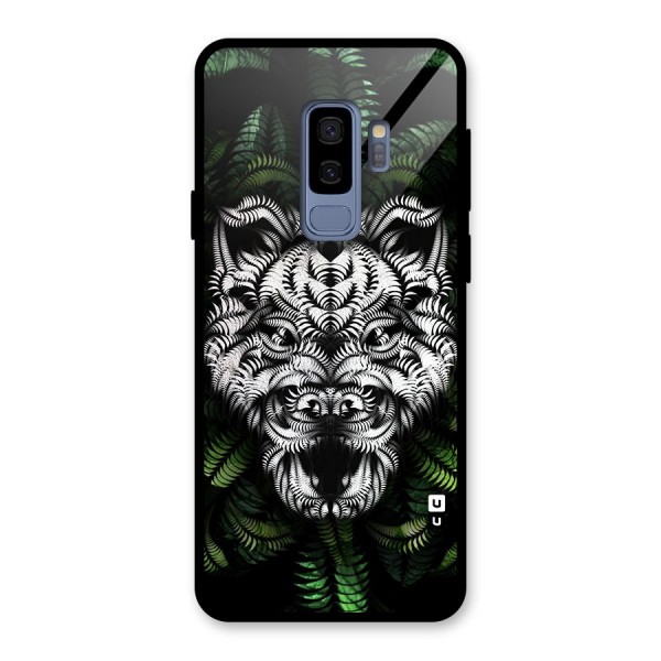 Aztec Art Tiger Glass Back Case for Galaxy S9 Plus