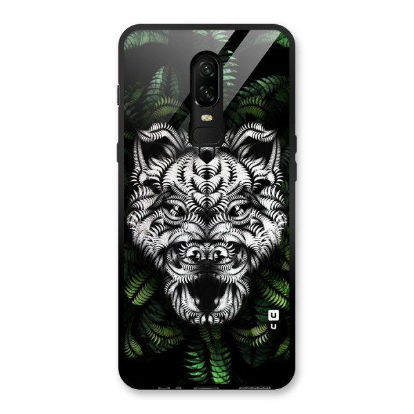 Aztec Art Tiger Glass Back Case for OnePlus 6