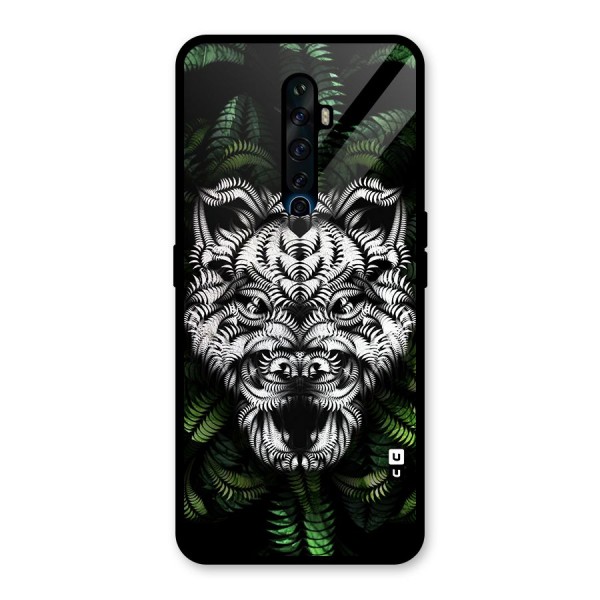 Aztec Art Tiger Glass Back Case for Oppo Reno2 Z