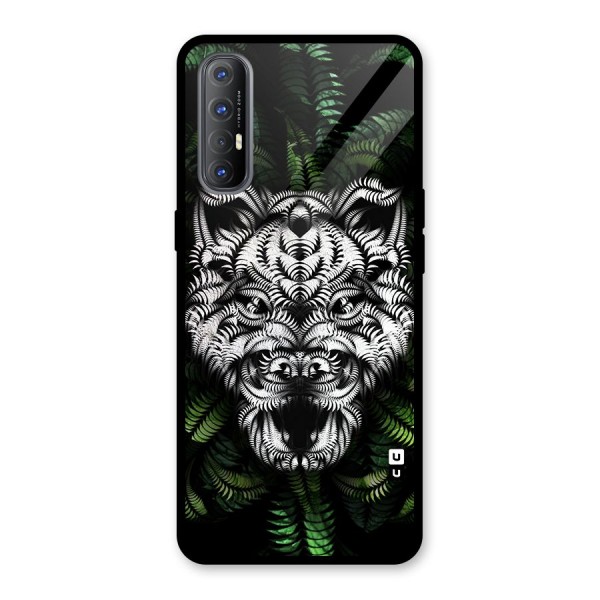 Aztec Art Tiger Glass Back Case for Oppo Reno3 Pro