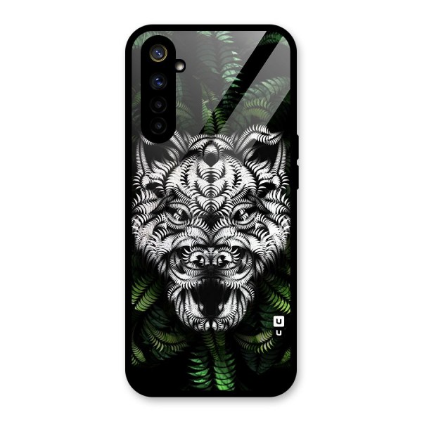 Aztec Art Tiger Glass Back Case for Realme 6