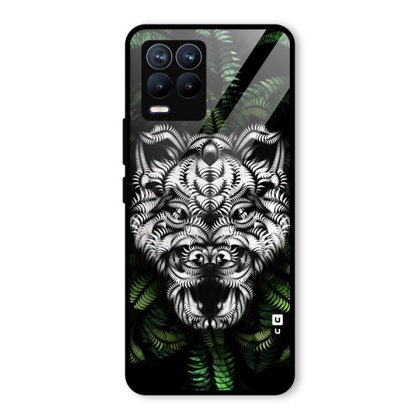 Aztec Art Tiger Glass Back Case for Realme 8