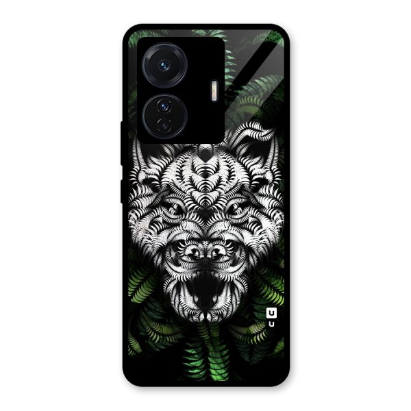 Aztec Art Tiger Glass Back Case for Vivo T1 Pro