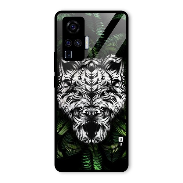 Aztec Art Tiger Glass Back Case for Vivo X50 Pro