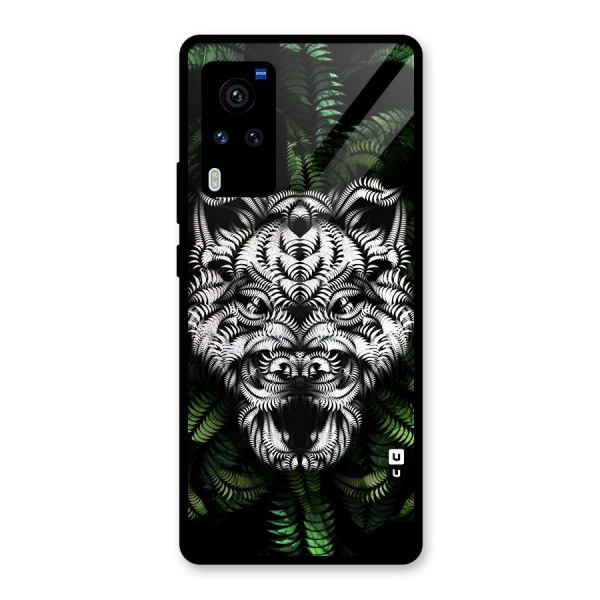 Aztec Art Tiger Glass Back Case for Vivo X60 Pro